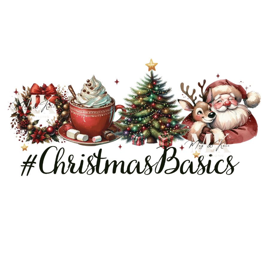 #ChristmasBasics DTF Transfer