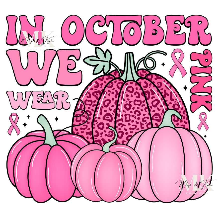 In October Pumpkin DTF Transfer