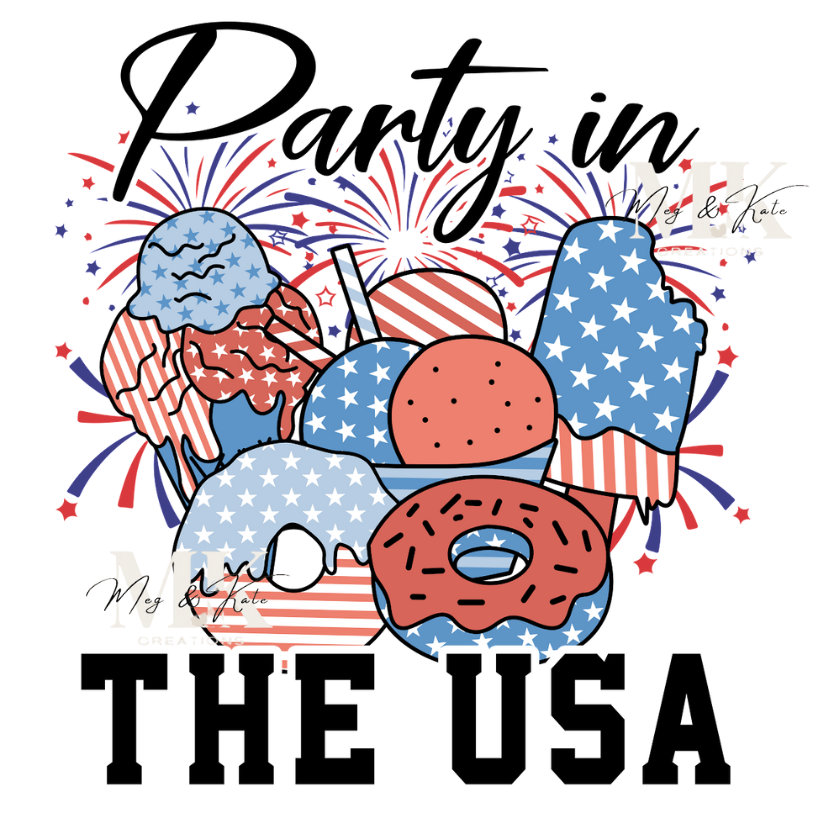 Party in the USA DTF TRANSFER