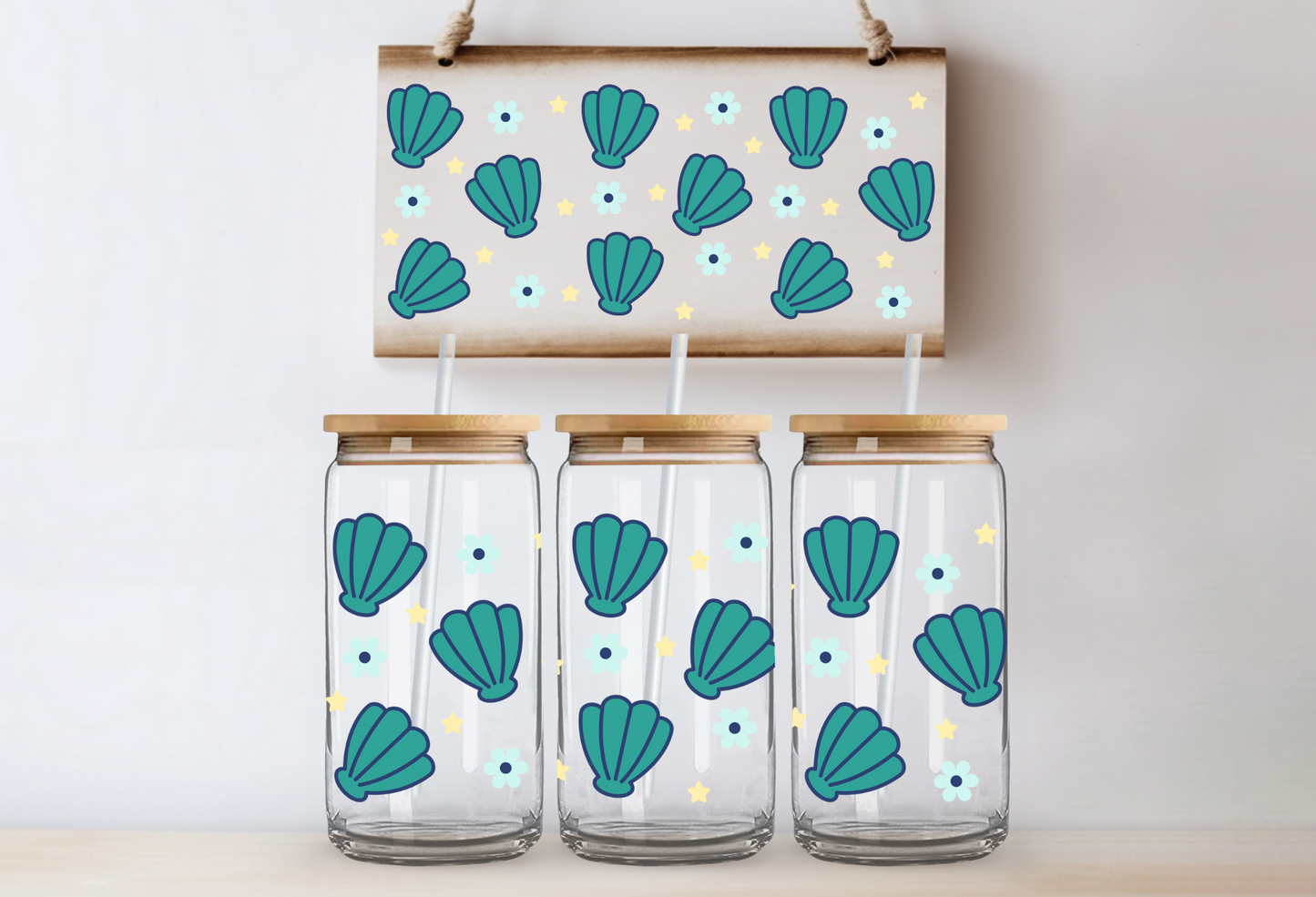 Seashells Libby Glass