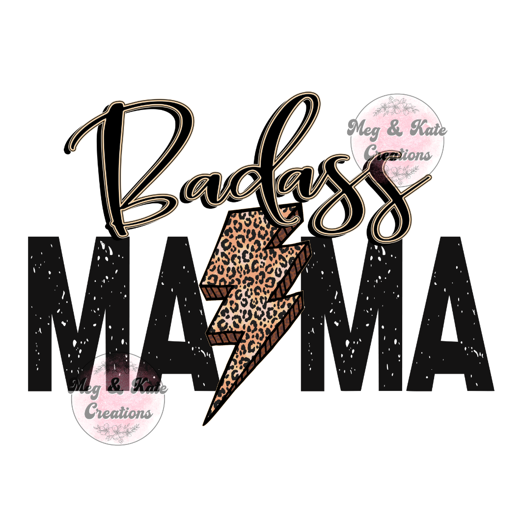 Badass Mama DTF TRANSFER