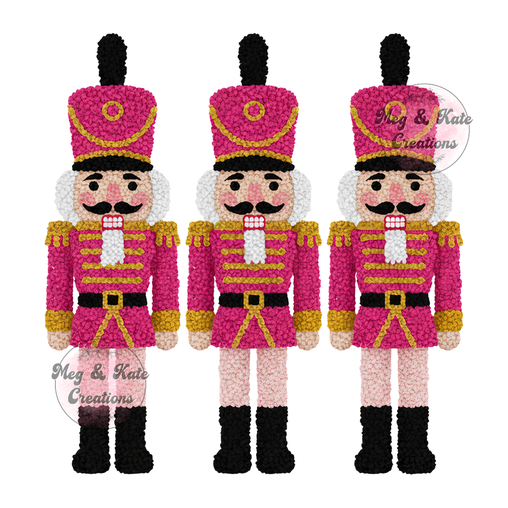 Faux Yarn Nutcrackers DTF TRANSFER