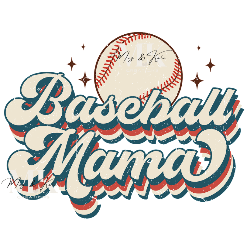 Baseball Mama DTF TRANSFER