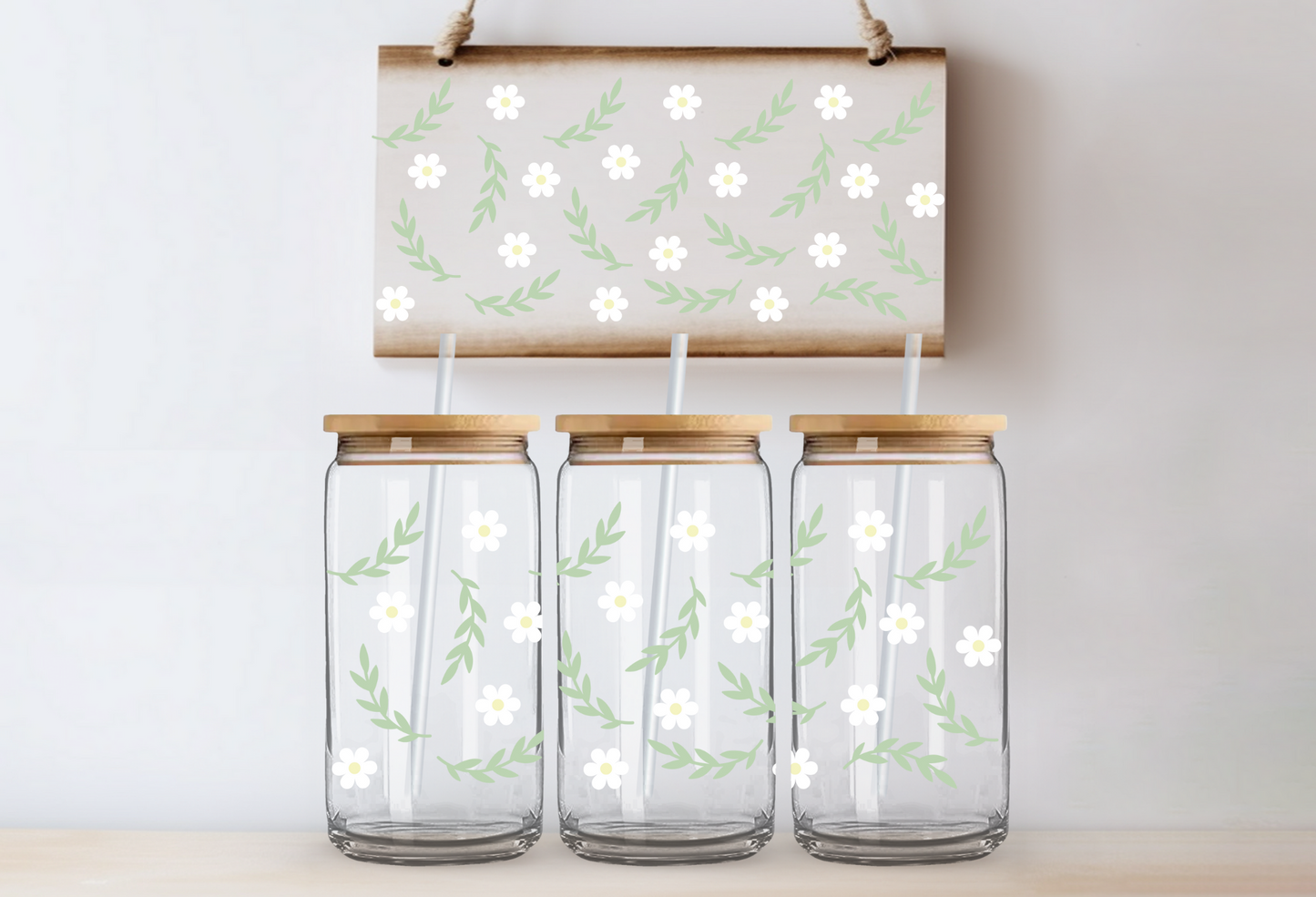 Daisies Libby Glass