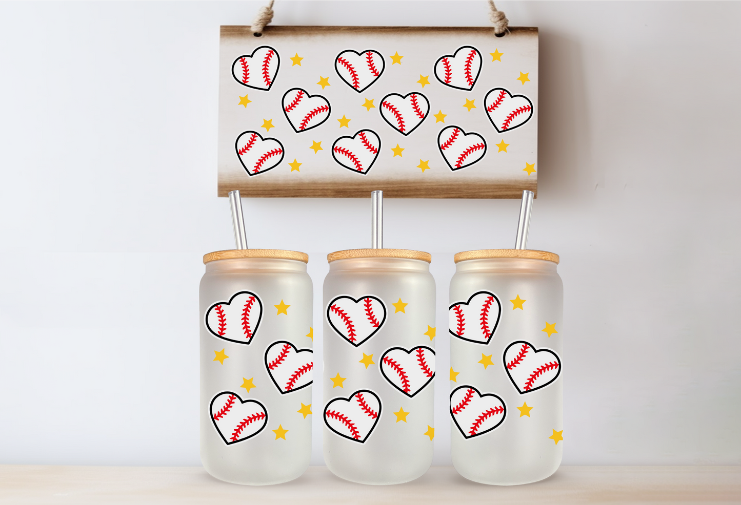 Baseball Love Libby Glass