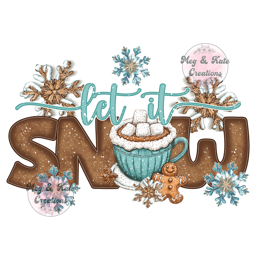 Let it Snow DTF TRANSFER