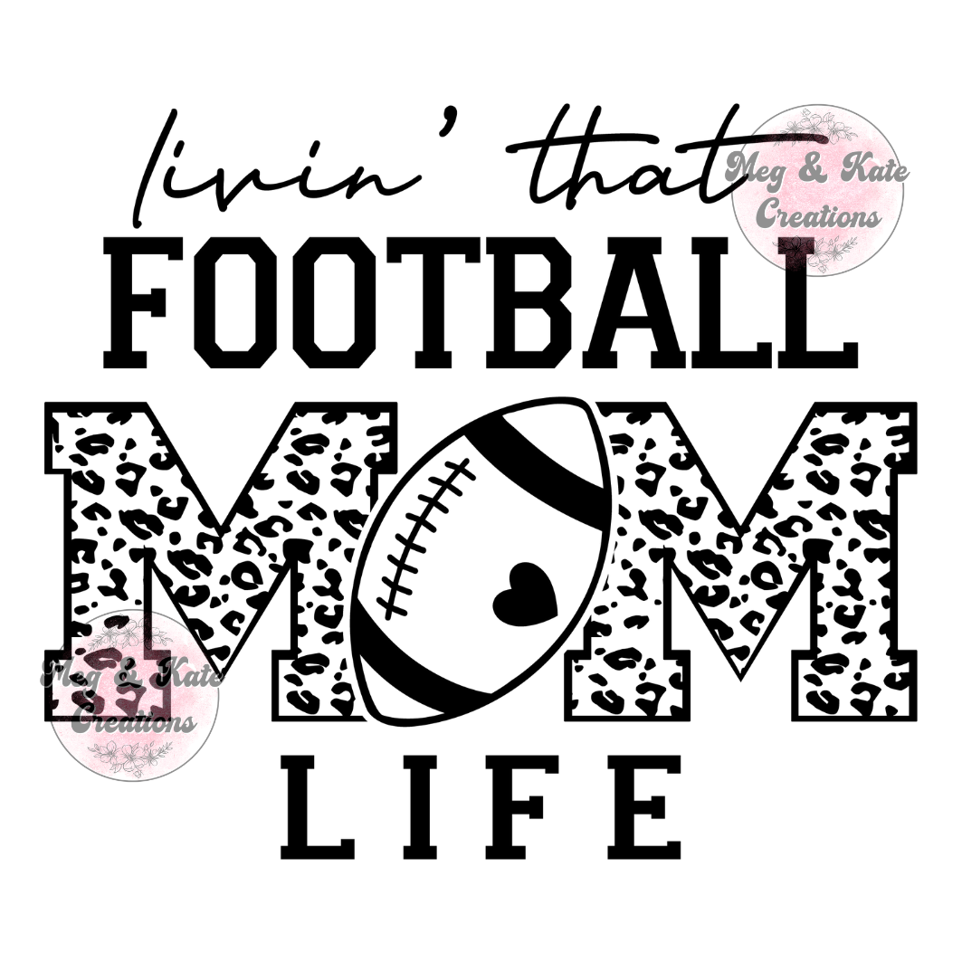 Football Mom Life DTF TRANSFER