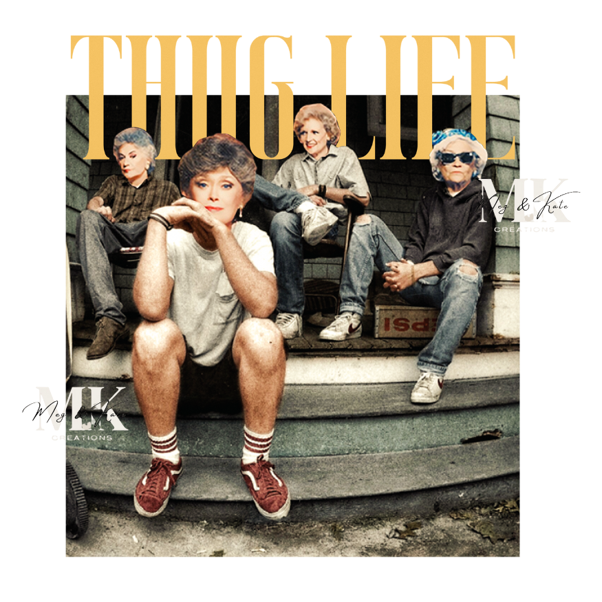 Thug Life Girls DTF TRANSFER