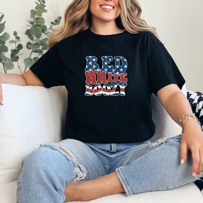 Red White Boozy Retro