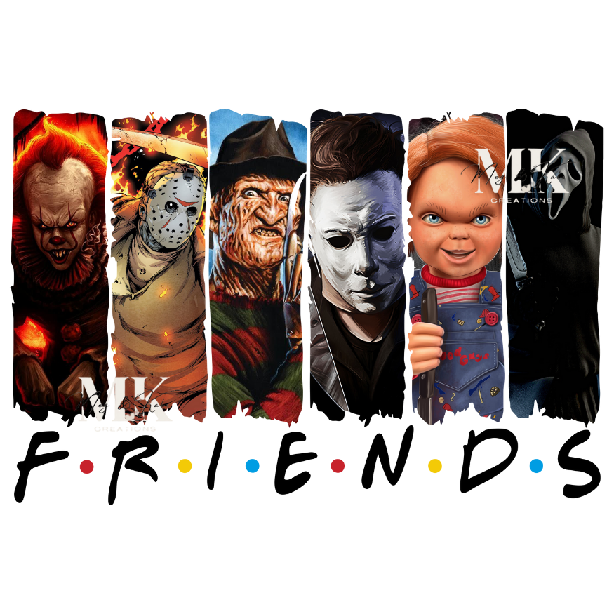 Horror Friends DTF TRANSFER