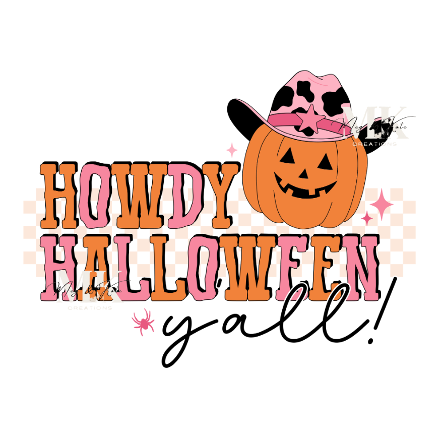 Howdy Halloween Y'all DTF TRANSFER