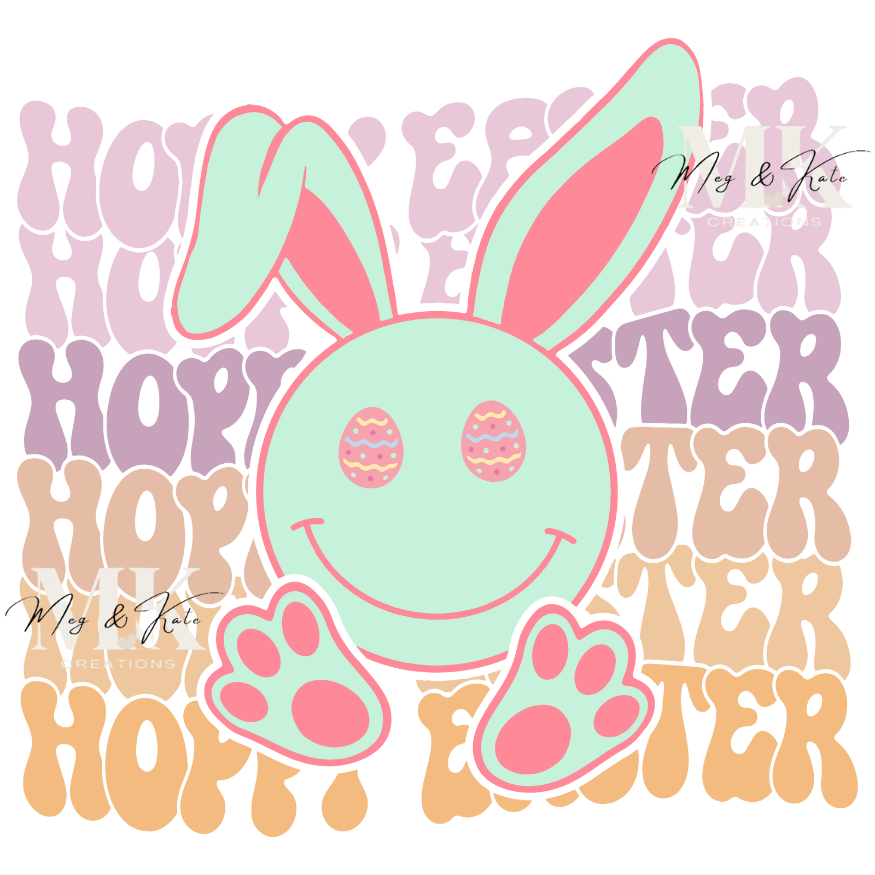 Hoppy Easter DTF TRANSFER