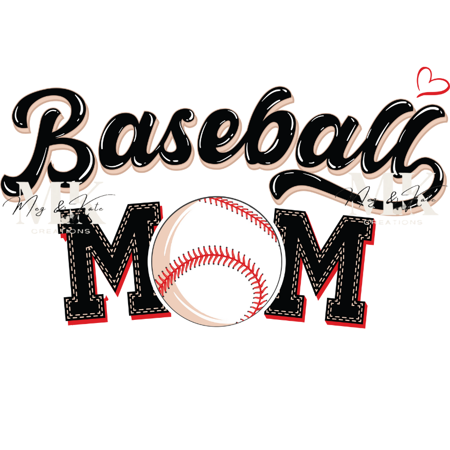 Baseball Mom #2 DTF TRANSFER