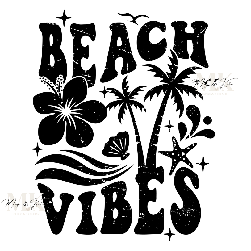 Beach Vibes DTF TRANSFER