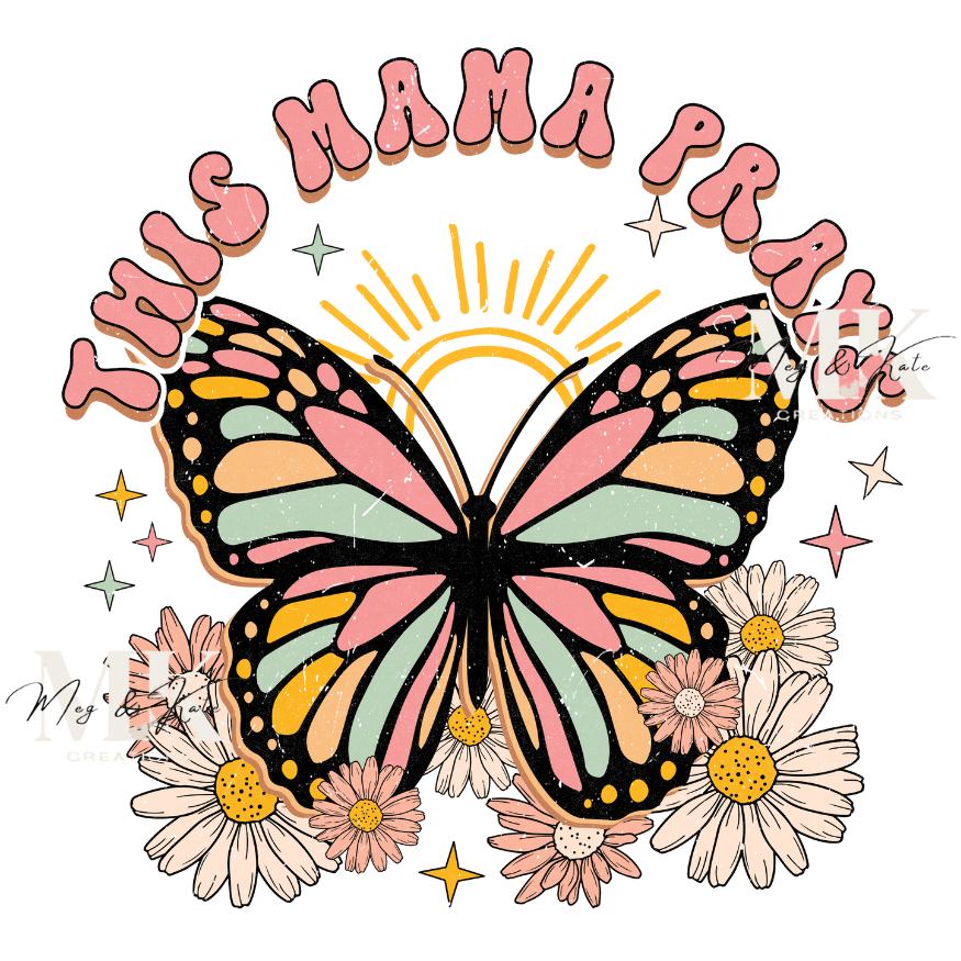 This Mama Prays DTF TRANSFER