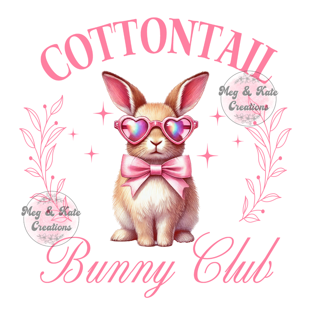 Cottontail Bunny Club DTF TRANSFER