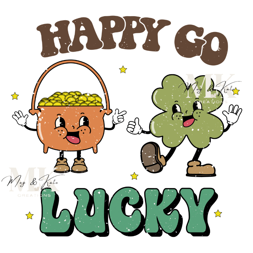 Happy Go Lucky DTF TRANSFER