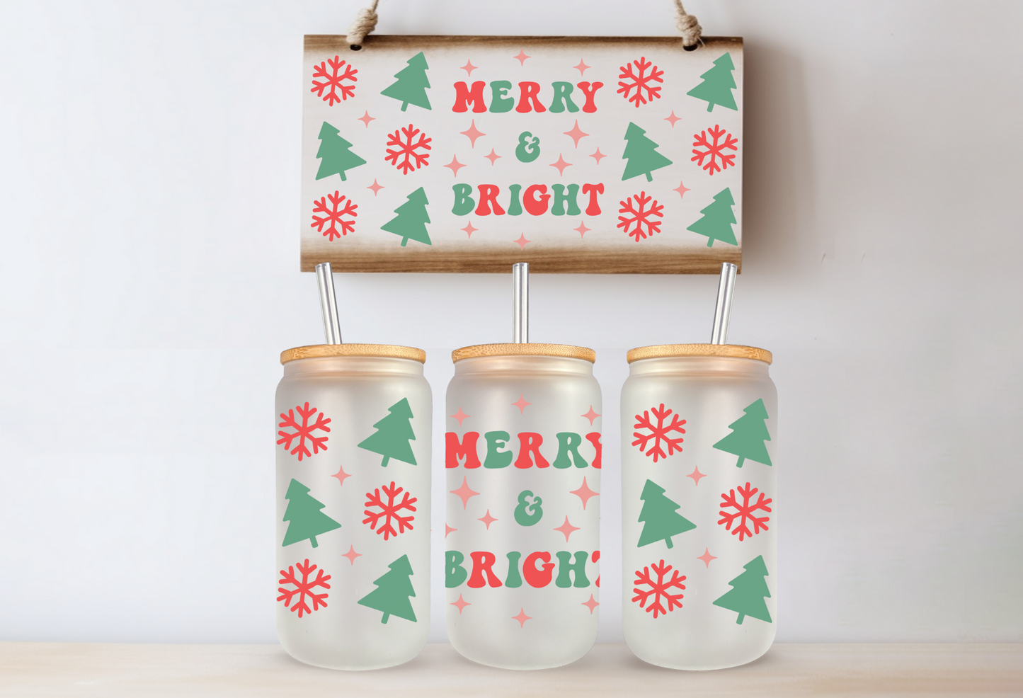 Merry & Bright Libby Glass