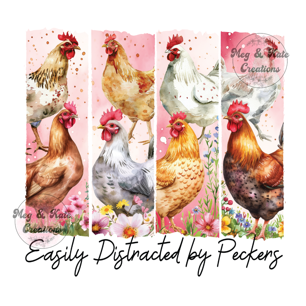 Easily Distracted by Peckers DTF TRANSFER