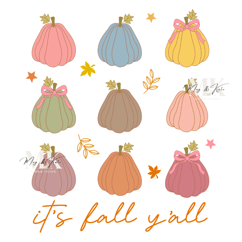 It's Fall Y'all DTF TRANSFER