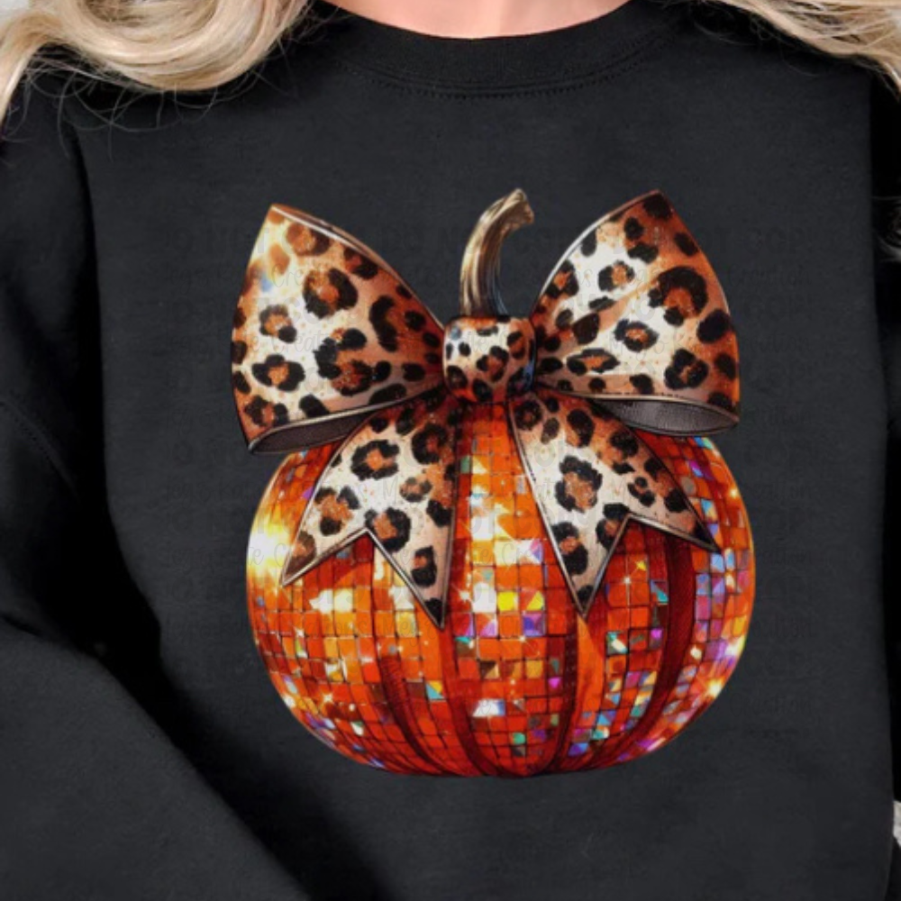 *PREORDER* Disco Pumpkin Glitter Screen Print