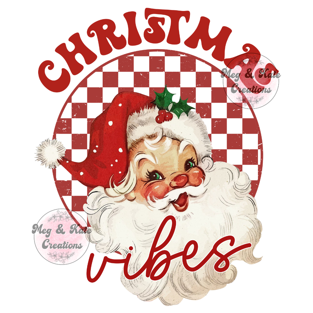 Christmas Vibes DTF TRANSFER