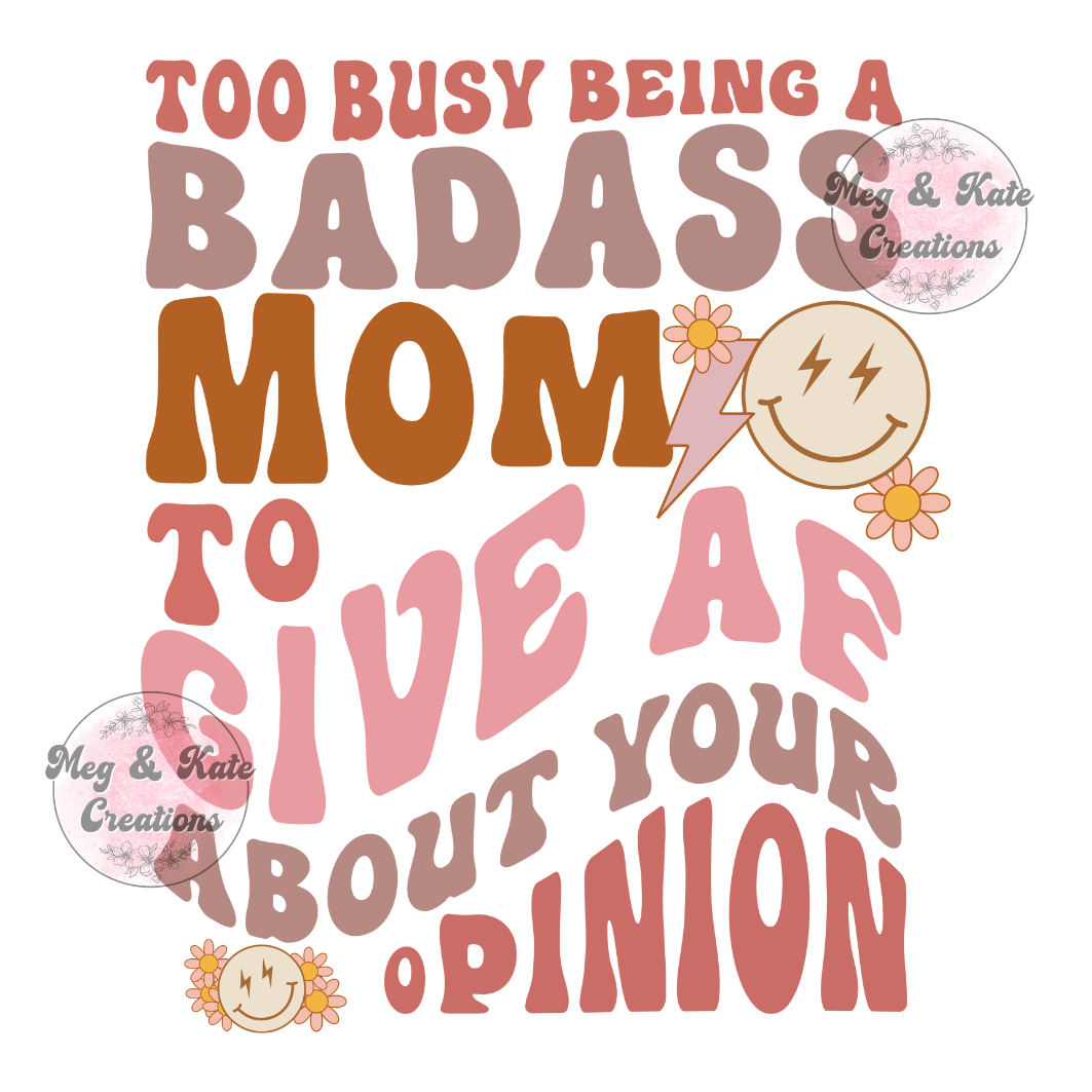 Badass Mom DTF TRANSFER