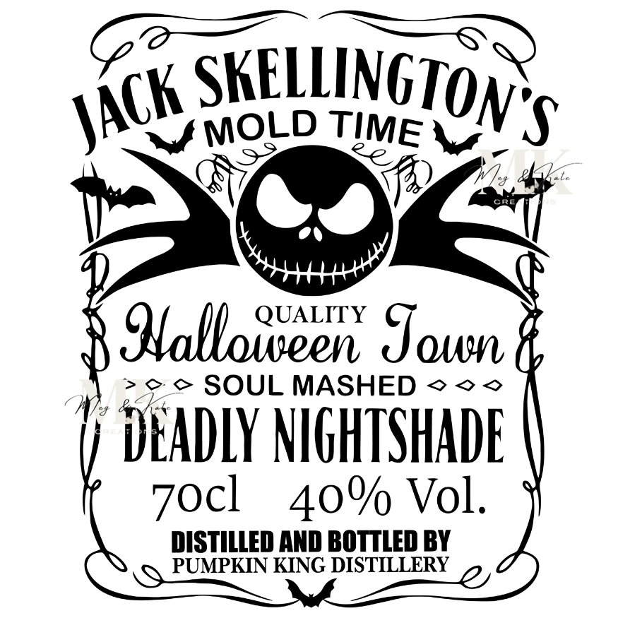 Jack Skell Mold Time DTF TRANSFER