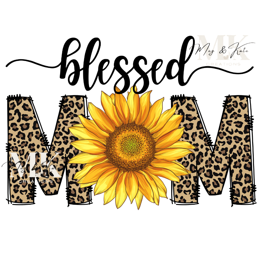 Blessed Mom DTF TRANSFER
