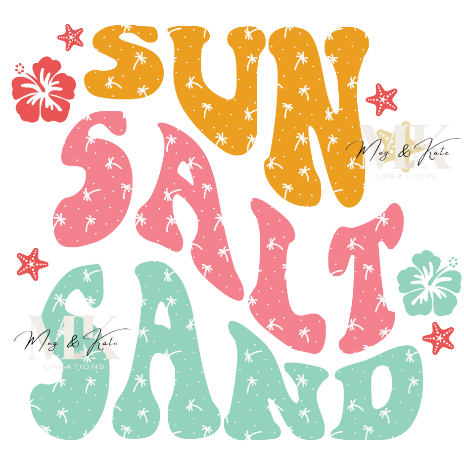 Sun Salt Sand DTF TRANSFER