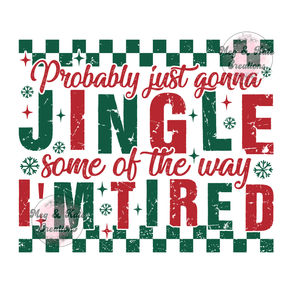 Jingle Some of the Way DTF TRANSFER