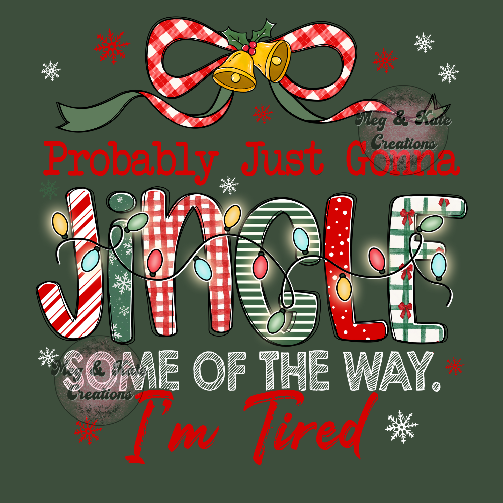 Jingle Some of the Way DTF TRANSFER