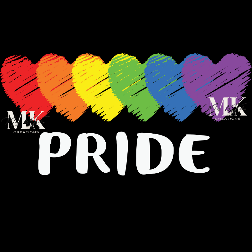 Pride Hearts DTF TRANSFER