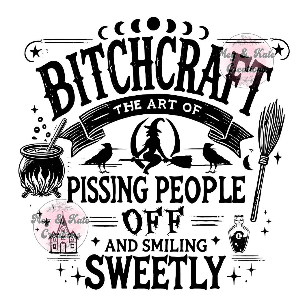 Bitchcraft (Black) DTF TRANSFER
