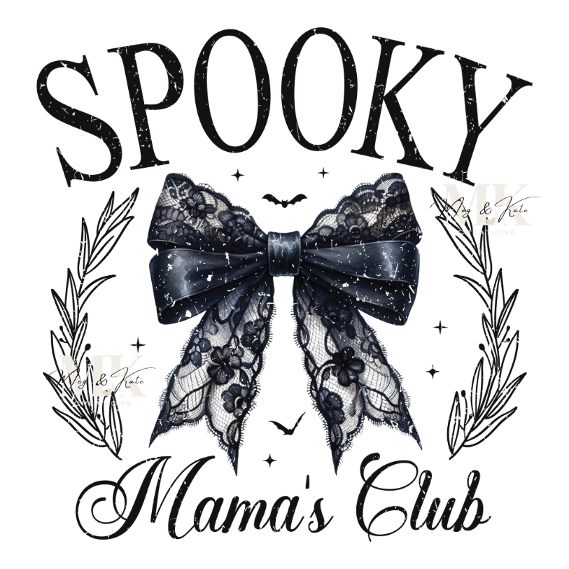 Spooky Mama's Club DTF TRANSFER
