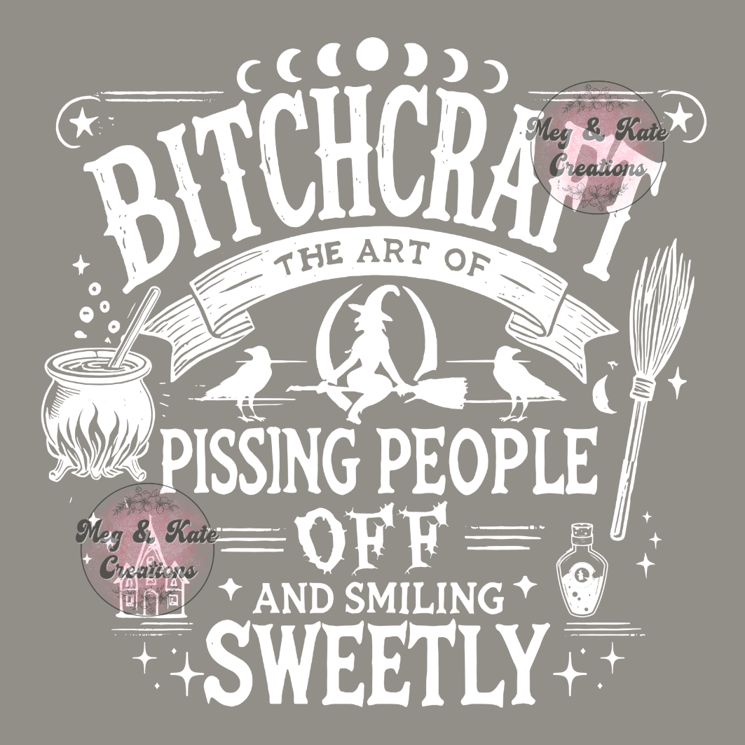 Bitchcraft (White) DTF TRANSFER