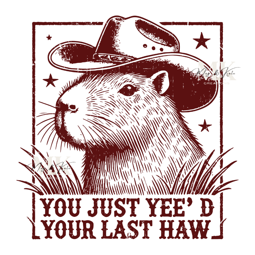 You Just Yee'd Your Last Haw DTF TRANSFER