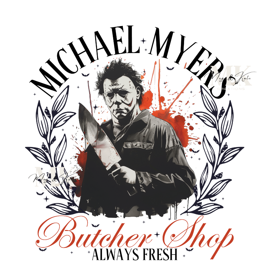 Michael Myers Butcher Shop DTF TRANSFER