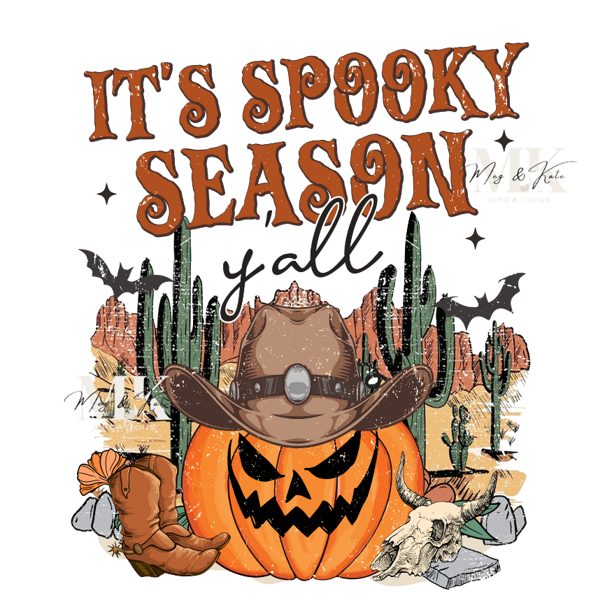 It's Spooky Season Y'all DTF TRANSFER