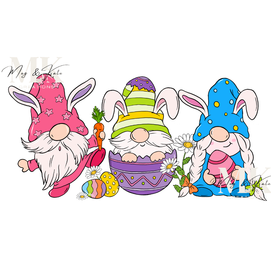 Easter Gnomes DTF TRANSFER