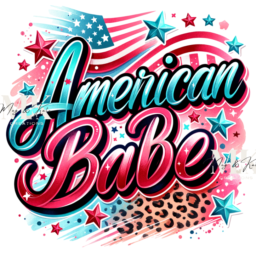 American Babe DTF TRANSFER