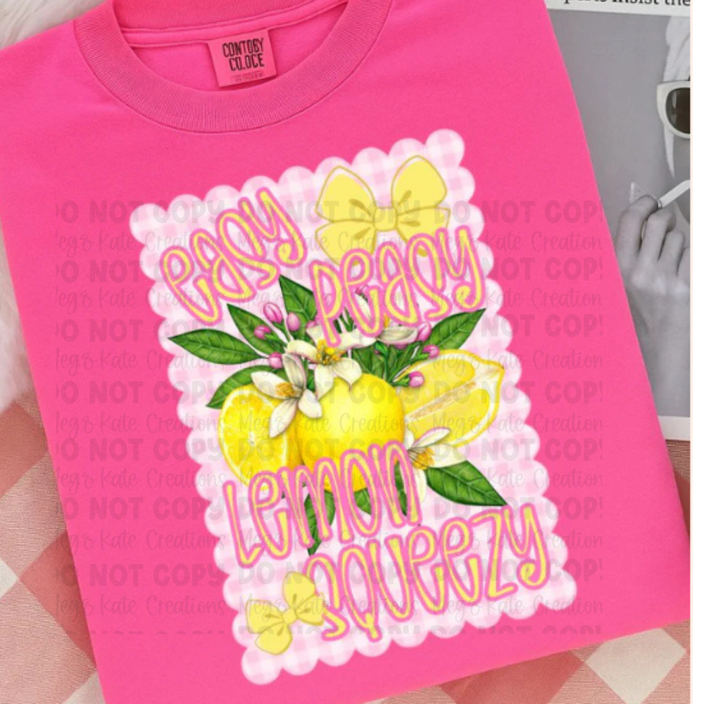 *PREORDER* Lemon Squeezy Glitter Screen Print