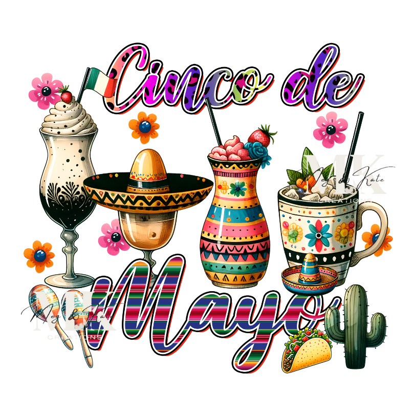Cinco De Mayo DTF TRANSFER