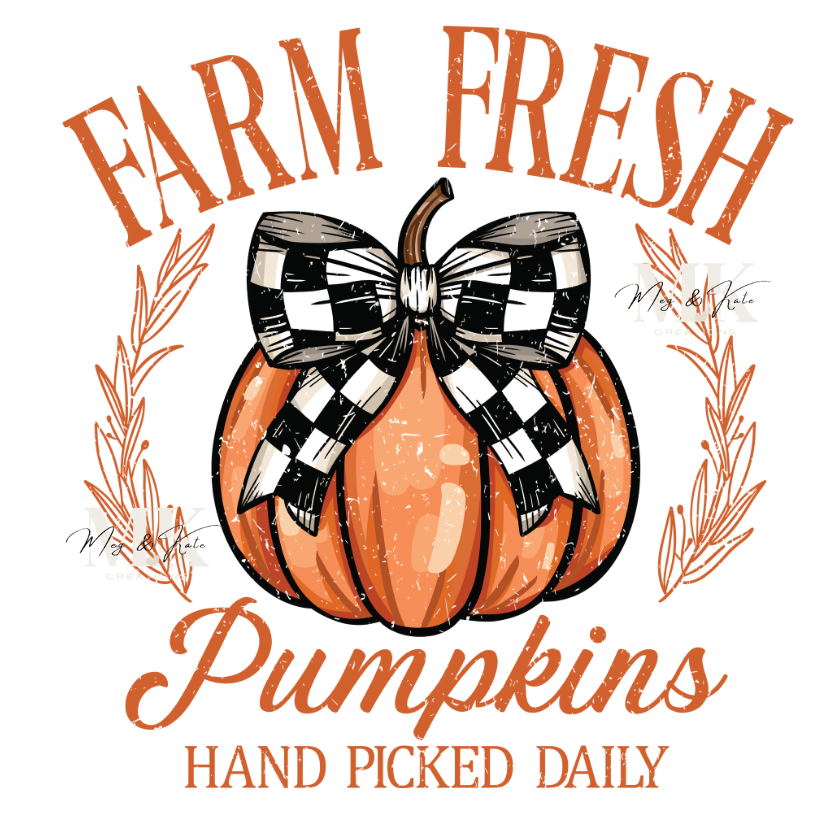 Farm Fresh Pumpkins DTF TRANSFER