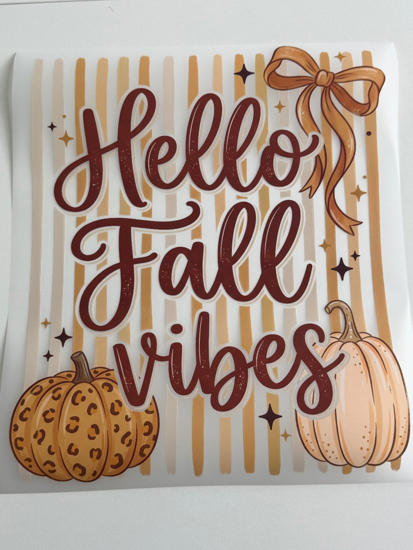 Hello Fall Vibes DTF Transfer