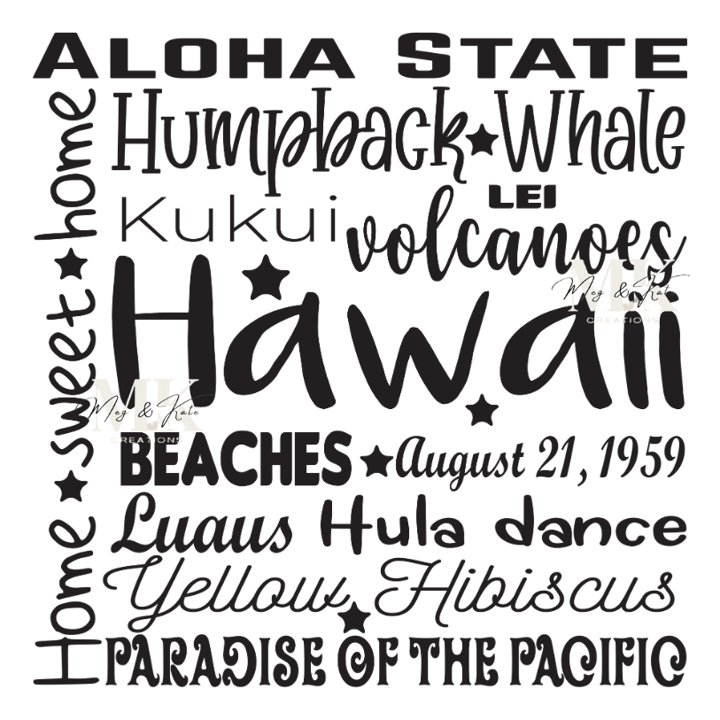 State of Hawaii DTF TRANSFER