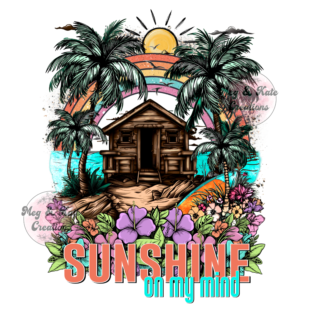 Sunshine on My Mind DTF TRANSFER