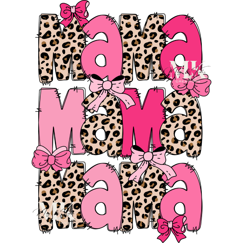 Pink Mama Cheetah DTF TRANSFER