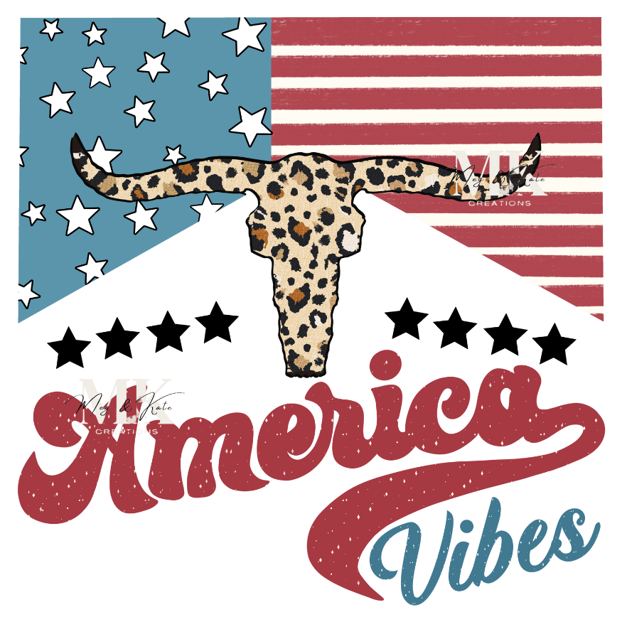America Vibes DTF TRANSFER