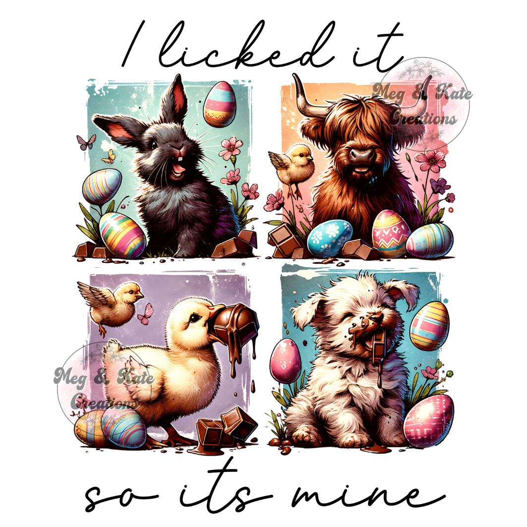 I Licked it DTF TRANSFER